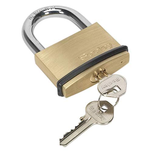 Image of Sealey PL203 Brass Body Padlock 60mm