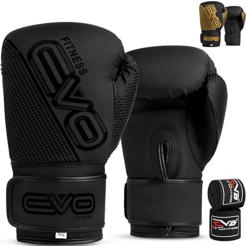 Image of EVO Boxing Gloves (Black EVO Matt, 10 OZ)