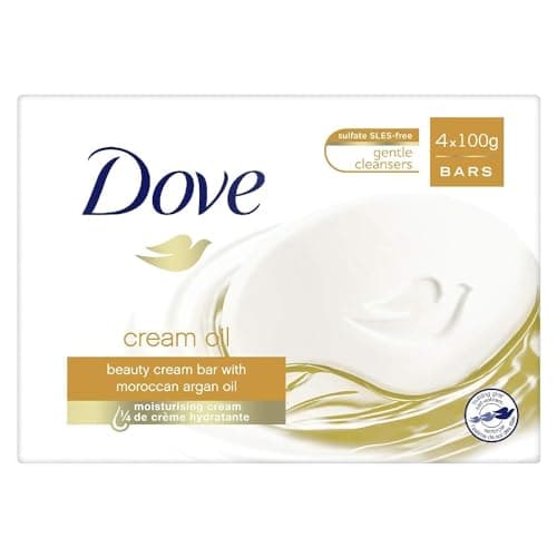 Image of Dove Cream Oil Beauty Cream Bar 4 x 100 g oil surgras, Oil Surgras