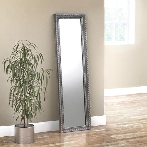 Image of Julian Bowen Allegro Wall Mirror, Pewter, one size