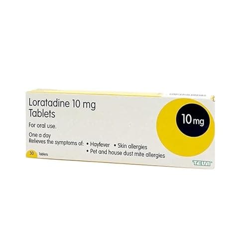 Image of 6 Months Supply Loratadine Hayfever & Allergy Relief 10mg Tablets (30x6) GSL