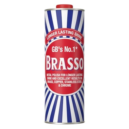 Image of Brasso Metal Polish 1 Litre Polishing Tool for Brass, Copper & Stainless Steel