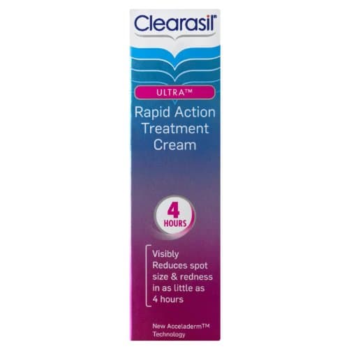 Image of Clearasil Spot Cream Ultra Rapid Action Treatment Cream - Within 4 HOURS - 25ml''