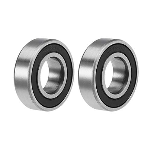 Image of sourcing map 6003-2RS Deep Groove Ball Bearings 17mm x 35mm x 10mm Double Sealed Chrome Steel Z2 2pcs