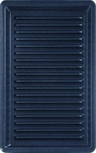Image of Tefal XA800312 Panini Plates Set, Non-Stick, Snack Time, Accessory, Snack Collection, Grill,Black