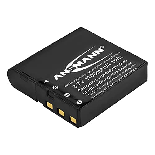 Image of ANSMANN Li-Ion 3.7V Camera Battery Replacement For NP-40 [Pack of 1] Compatible with BenQ & Casio Cameras Including Benq DC E 510, Casio Exilim EX-FC100 & Many More - 5 Year Warranty