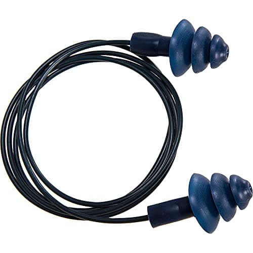 Image of Portwest Detectable TPR Corded Ear Plug (50 pairs), Color:Blue,Size:One Size,EP07BLU