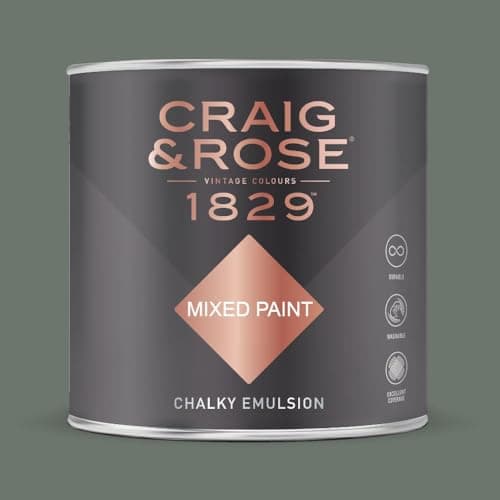 Image of Paint Stop CRAIG & ROSE 1829 CHALKY EMULSION PULLMAN GREEN 750ML