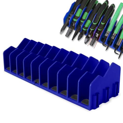 Image of Plier Rack, Plier Organizer Rack, Plier Storage Rack, 10 Slots Plier and Spanner Organiser Rack, Hammers Hand Tools Storage Holder for Home, Studio, Factory