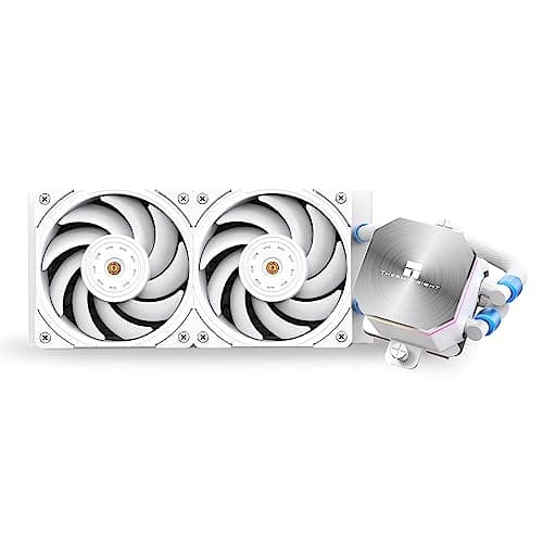 Image of Thermalright Frozen Edge 240 White CPU Liquid Cooler,Efficient PWM Controlled Pump 3300RPM,12CM PWM Fan,Water Cooling Computer Parts,for AMD AM4/AM5,Intel 1150/1151/1200/2011/1700,Computer AIO Cooler