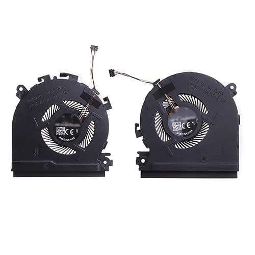 Image of Hesupy Replacement CPU & GPU Cooling Fan for HP Spectre X360 15-CH Series, L17605-001 L17606-001, 5V 4-Pin, Laptop Cooling Fan