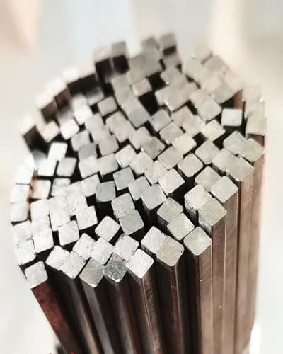 Image of 304 Stainless Steel Square Bar, Thickness 5MM 6MM 7MM 8MM 9MM 10MM 11MM 12MM 13MM 14MM 15MM 304 Stainless Steel Square Rods Length 500mm, 2PCS(8mm)