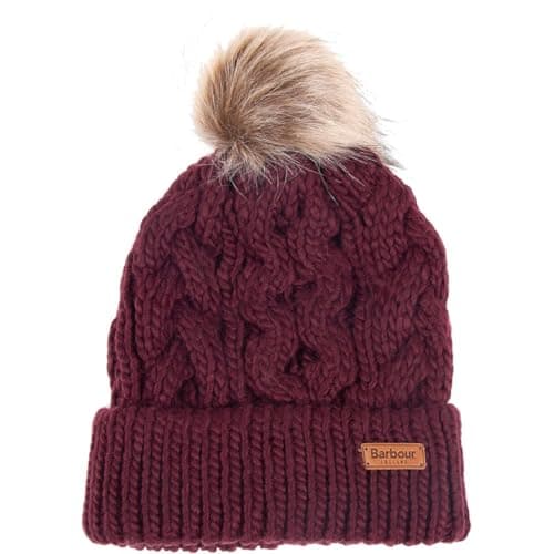 Image of PENSHAW Womens Pom-Pom Beanie Bordeaux