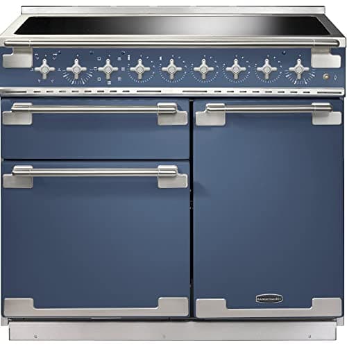 Image of Rangemaster Elise ELS100EISB 100cm Electric Range Cooker with Induction Hob - Stone Blue