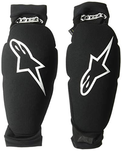 Image of Alpinestars Boys Paragon Plus Youth Elbow Protector, Black White, Large/X-Large