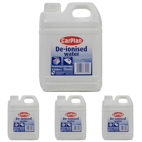 Image of CarPlan De-Ionised Water 2.5L - Prevents Furring & Scale Formation (Pack of 4)