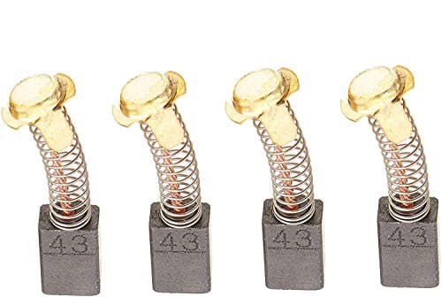 Image of 4 Pcs Carbon Brushes Compatible with Hi-ac-i 999-043 999043Power Tool Motor Brush Replacement Part