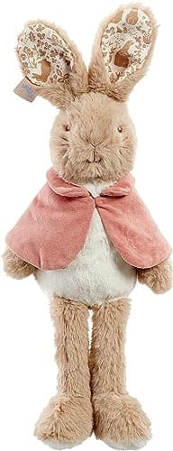 Image of Rainbow Designs Official Beatrix Potter Signature Collection Flopsy Deluxe - Newborn Baby Gifts - Plush Teddy - Toddler Gifts - Stuffed Animal - Beatrix Potter - Squishy Soft Toy