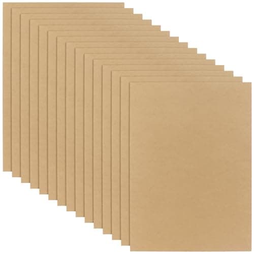 Image of NAMYEUT 15 Pack 40 x 30cm MDF Wood Boards, 3mm Thick Unfinished MDF Craft Boards, Art DIY Project Board for Crafts, Laser Engraving, Painting, Home Decor Projects