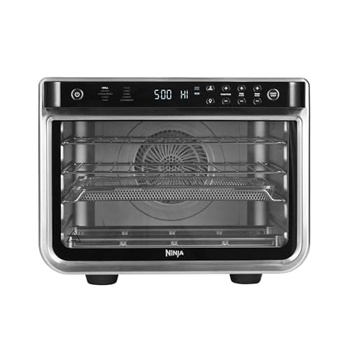 Image of Ninja Foodi 10-in-1 Multifunction Oven, Fast Mini Oven, Countertop Oven, 10 Cooking Functions, Air Fry, Pizza, Grill, Roast, Bake, Toast, Bagel & more, Make Family-Size Meals, Silver/Black DT200UK