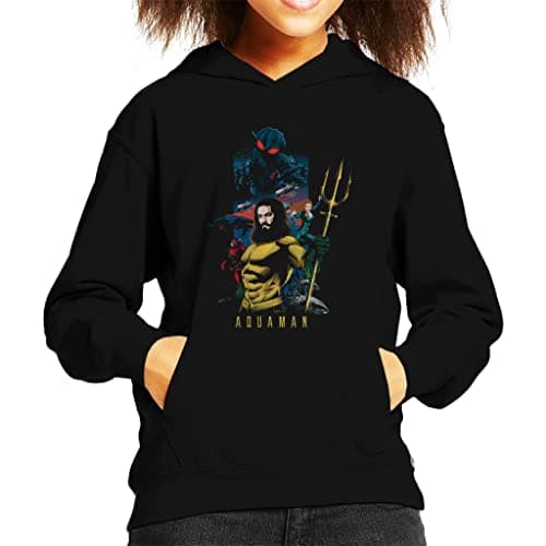Image of All+Every Aquaman Vs Black Manta Kid's Hooded Sweatshirt