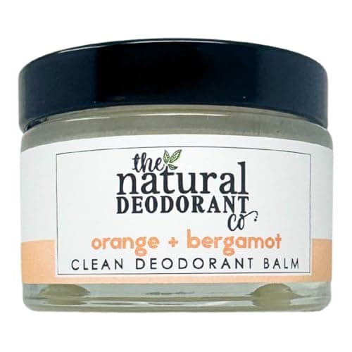 Image of The Natural Deodorant Co, Clean Deodorant Balm Orange & Bergamot 55g, Aluminium Free, Plastic Free, All Day Protection