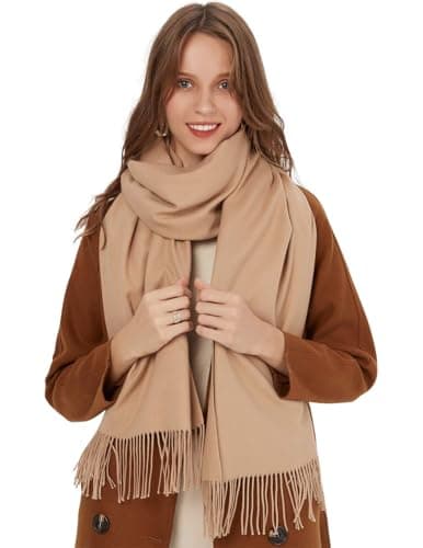Image of MaaMgic Scarves for Women Pashmina Shawl Wrap Wedding Party Blanket Girls Large Soft Scarves