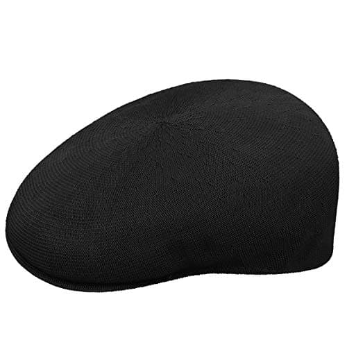 Image of Kangol Tropic 504 Flat Cap, Black, Medium