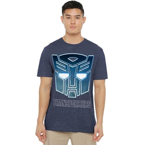 Image of Transformers Generations Autobot Steel Icon Logo Unisex T Shirt, Navy, Small