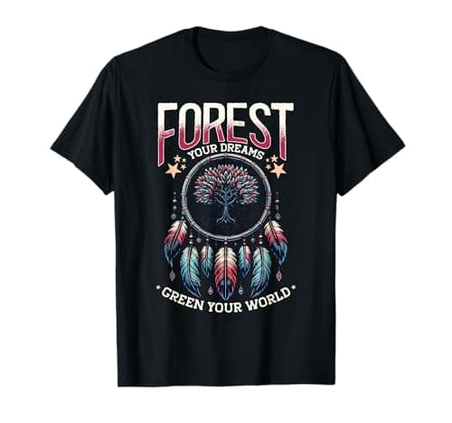 Image of Dreamcatcher, Forest Lover & Tree Nature, Dream Catcher T-Shirt
