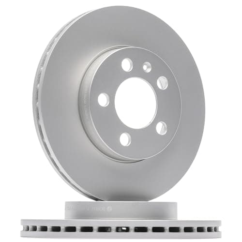 Image of Bosch BD2777 Brake Disc Set - 256 mm Vented High-Carbon Disc - Front Axle - ECE-R90 Certified - Great Cooling and Noise Suppression, Advanced Corrosion protected - 1 Set of 2 Discs
