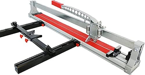 Image of Tile Cutter, 600mm Single Rail Manual Cutter with Laser Guide for Precision Cutting, Ceramic, Porcelain & Mosaic Tiles