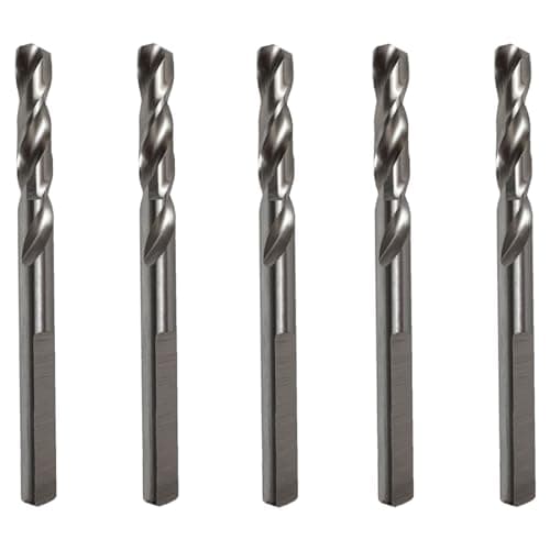 Image of Saxton HSS Hole Saw Cutter Arbor Pilot Drill Bits 6.35mm x 80mm (5)