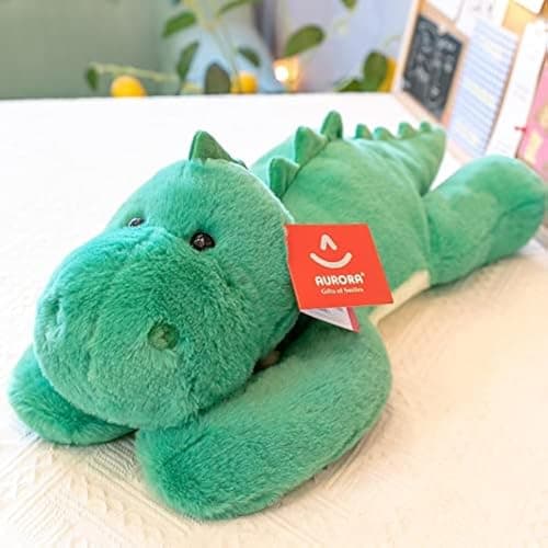 Image of eamve 11.8Inch Weighted Anxiety Dinosaur Plush Toy Throw Pillow,0.35 lbs Stuffed Animal Doll,Soft Dino Pillows for Kids Figure Gift (Dinosaur)