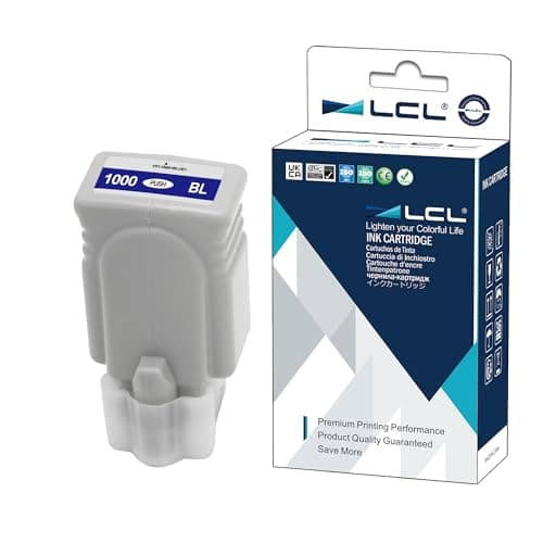 Image of LCL Compatible Ink Cartridge PFI-1000 B PFI-1000B 0555C001 (1Pack Blue) Replacement for Canon imagePROGRAF PRO-1000