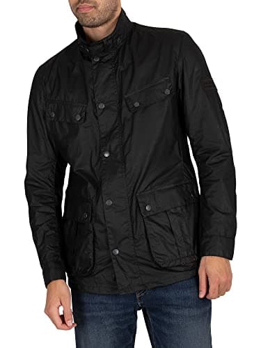 Image of Barbour International Men's Lightweight Duke Jacket, Black, L