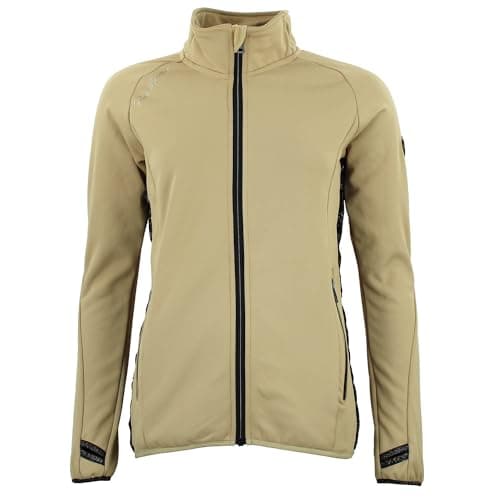 Image of PEAK MOUNTAIN ACLIMA Women's Polarshell Jacket, Golden Brown, M