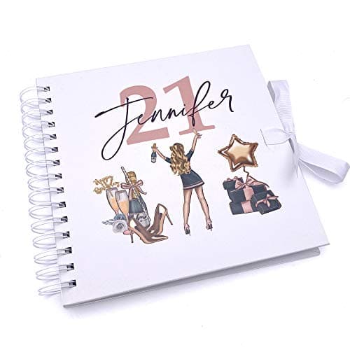Image of Personalised Any Age Birthday Scrapbook Photo album Or Guest Book 18th, 21st, 30th, 40th