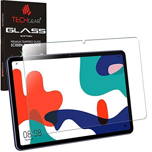 Image of TECHGEAR GLASS Edition Screen Protector for Huawei MatePad 10.4, Genuine Tempered Glass Screen Protector [9H Toughness] [HD Clarity] [Scratch-Resistant] [No-Bubble]