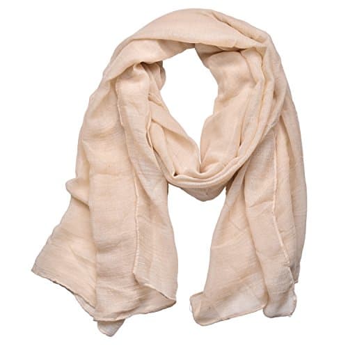 Image of Outrip Light Soft Scarves Fashion Scarf Shawl Wrap For Women Men (Beige)