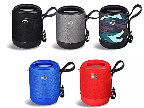 Image of Zebra Technology Group Portable Bluetooth Speaker. Stereo Sound. Bluetooth 5.0 (Blue)