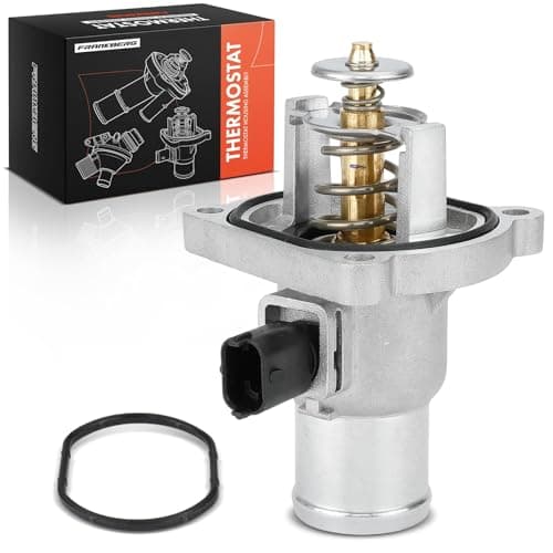 Image of Frankberg Engine Coolant thermostat Housing 2-Pin Petrol Compatible with Aveo Hatchback T300 Cruze J300 Orlando J309 Trax Astra J P10 Insignia A G09 Replace# 55597008