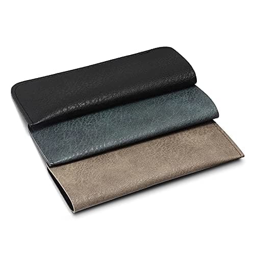 Image of Eyeglasses Case 3 Pack, Reading Glasses Case Slim Soft Spectacles Pouch Spectacles Bag for Women Men Kids
