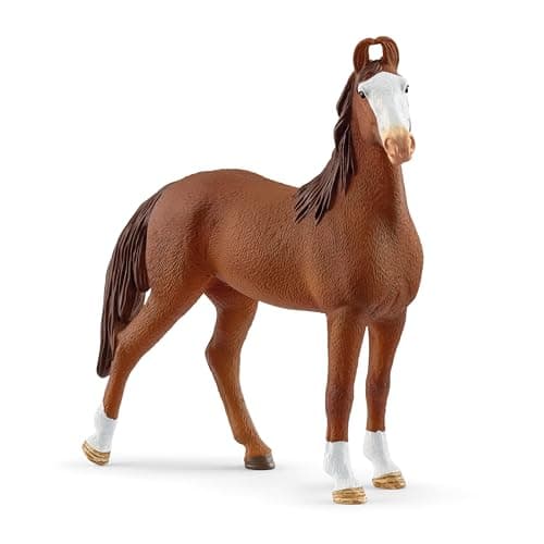 Image of SCHLEICH Horse Club - Marwari Mare - 12cm Hand-Painted Collectable, Realistic Toy Horse Figurine for Girls and Boys. Durable, Educational Figure for Fun Imaginative Play. Cool Kids Toys Ages 5+ 14897
