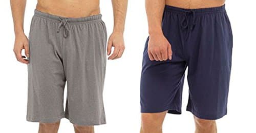 Image of Tom Franks Pack of 2 Cotton Jersey Lounge Shorts - Grey - Medium