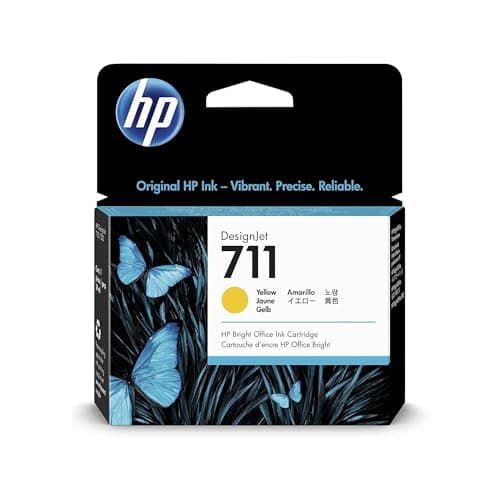 Image of HP CZ132A 711 29 ml Ink Cartridge for Designjet T120/T520 Large Format Inkjet Printers - Yellow