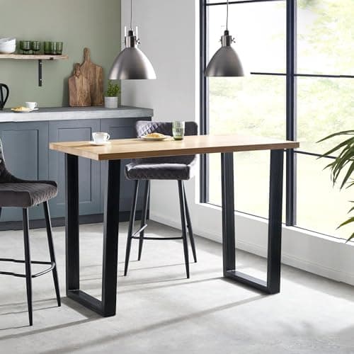 Image of Julian Bowen Brooklyn Bar Table Oak, One Size