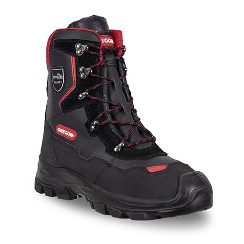 Image of Oregon Yukon Class 1 Leather Chainsaw Protective Boot EU 45 - UK 10 1/2