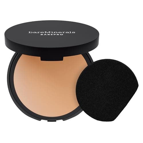 Image of bareMinerals BAREPRO 24HR Skin-Perfecting Powder Foundation - Matte Pressed Powder Foundation Full Coverage with Plant-Based Squalene, Talc-Fee Pressed Powder Compact, Oil Control, Vegan