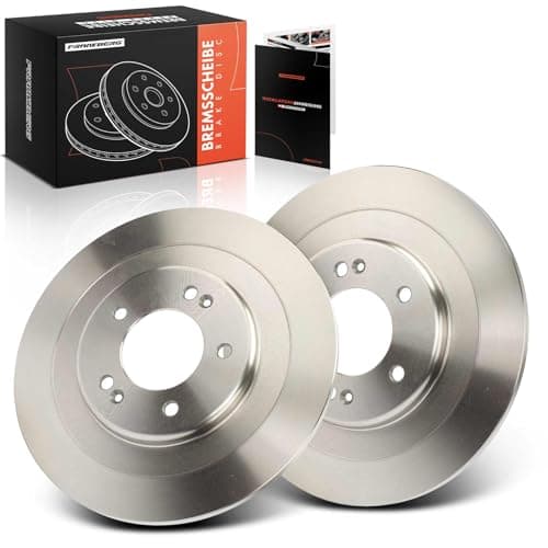 Image of Frankberg Brake Disc Set incl. 2x Discs Rear Solid Ø300mm Compatible with i40 CW VF i40 VF Replace# 584113Z700